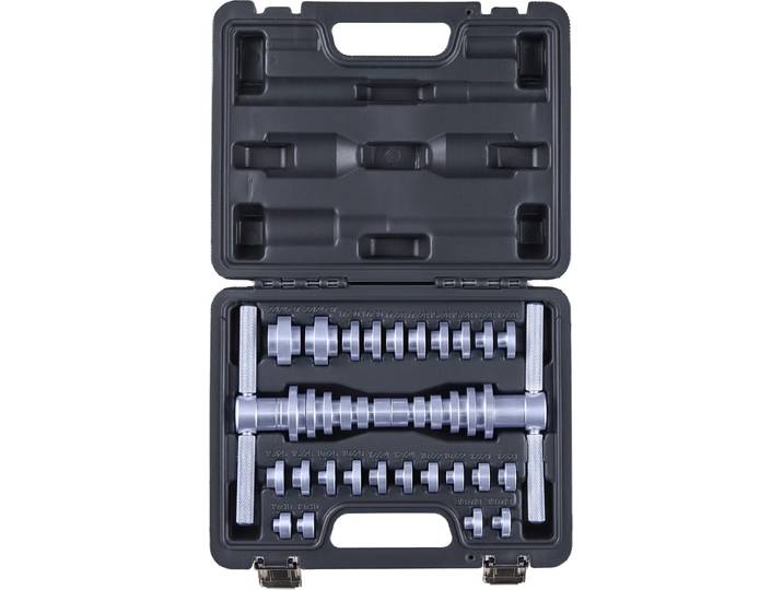 VEVOR Kit de presse à roulements 25 pcs. Jeu de chasse-joints pour bague de roulement avec douilles et clés\, jeu d'outils pour chasse-joints\, pour enlever et installer en alliage d'aluminium avec coffret