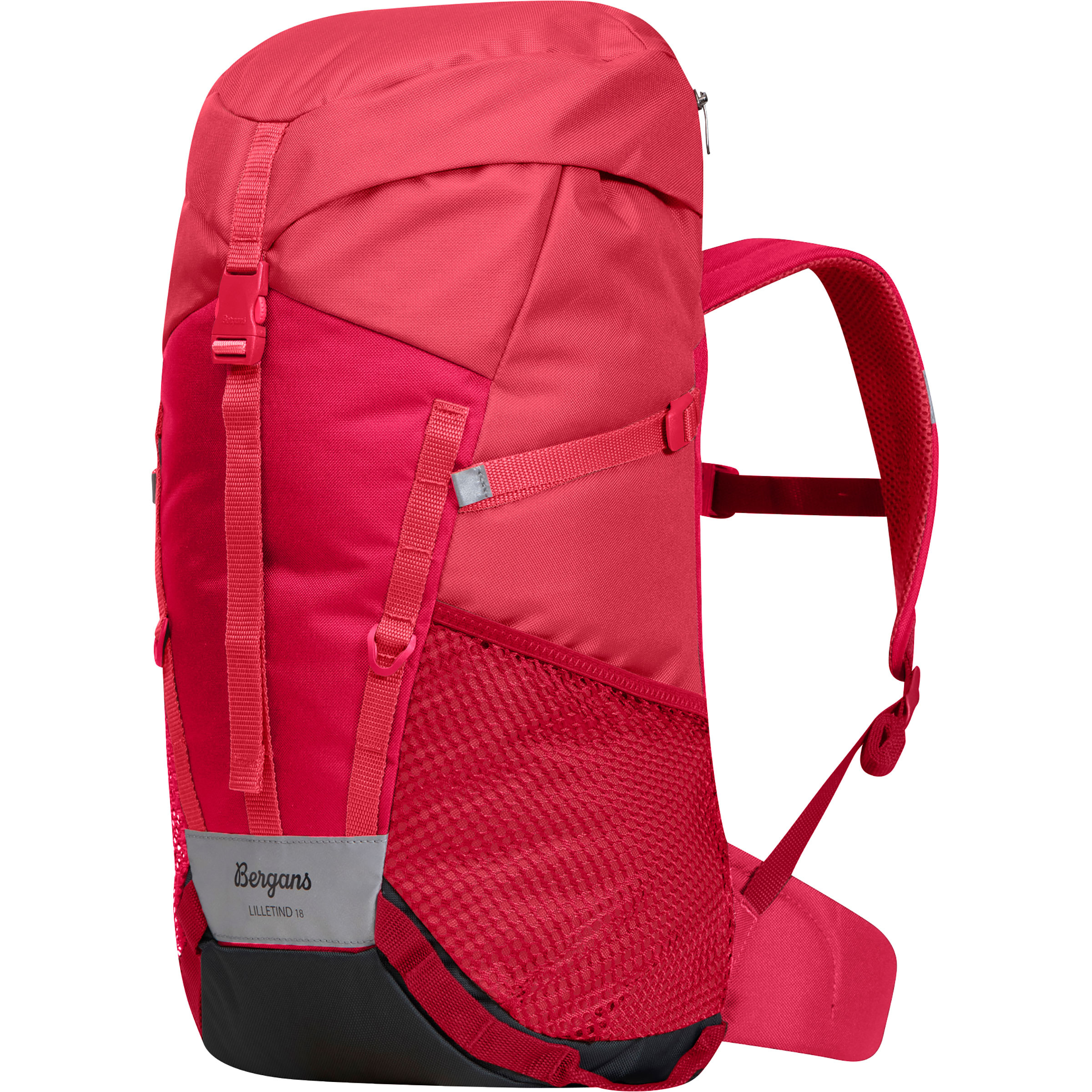 Bergans Lilletind 18 Kinder Wanderrucksack rot Größe 18L Trekking