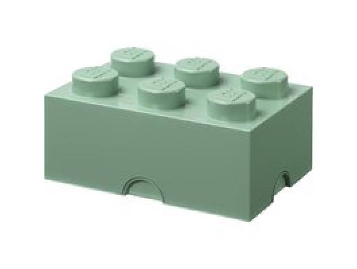 LEGO Brique de rangement 6 tenons (vert)