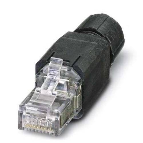Phoenix Contact VS-08-RJ45-5-Q/IP20 BK RJ45-Steckverbinder CAT5 1658008 Stecker, gerade Polzahl Sensoren 8 Schwarz 1 St.