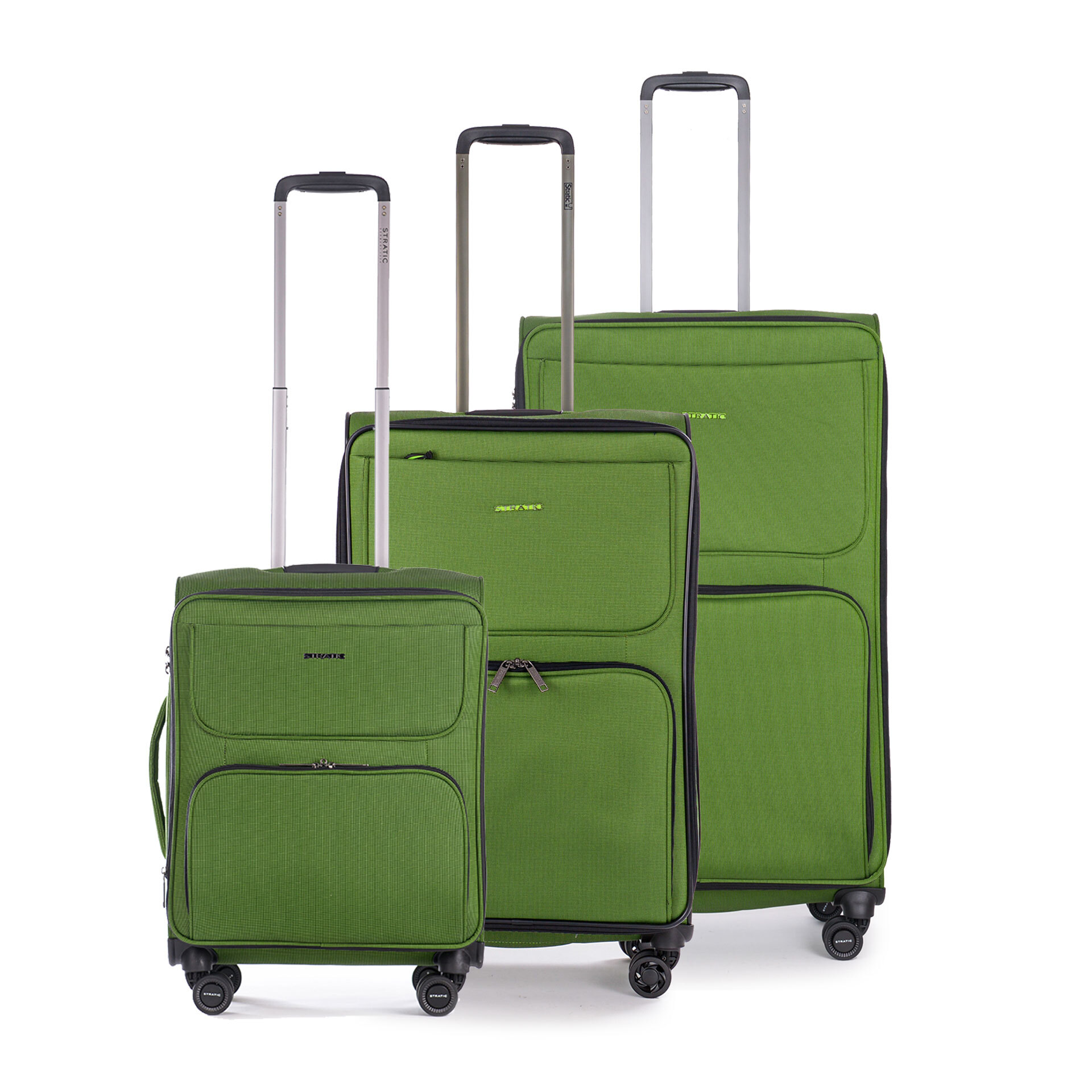 Stratic Bendigo Light + - Koffer-Set 3-teilig (S, M, L) - Grün