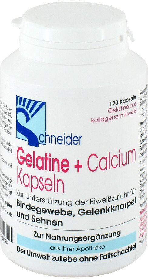 Gelatine + Calcium Kapseln