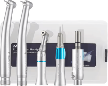 Inspire Essentials NSK FX Dual Drive Dental Handpiece Set 11 Contra Angle And High Speed Turbine 2hole Set 2