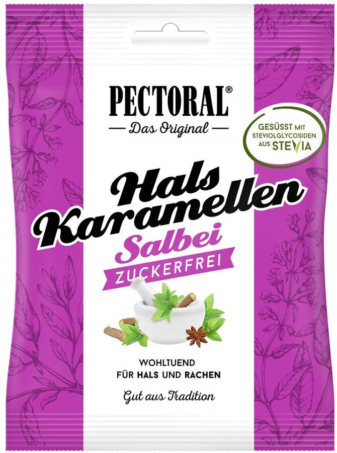 Wepa Pectoral Salbei Bonbons zuckerfrei