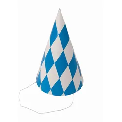 48x Partyhütchen "Oktoberfest" 16cm