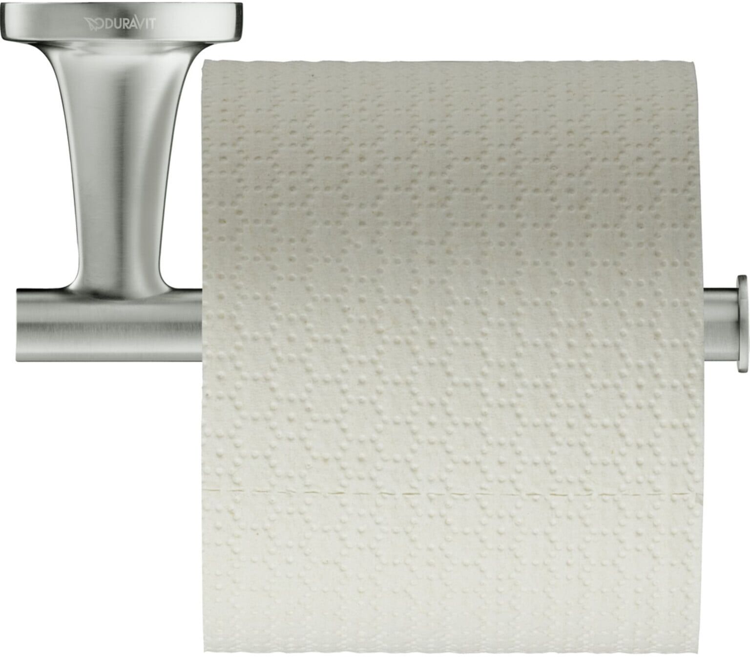 Duravit Papierrollenhalter Starck T 15,2x7,6cm, seitl., Edelstahl gebürstet (0099377000)