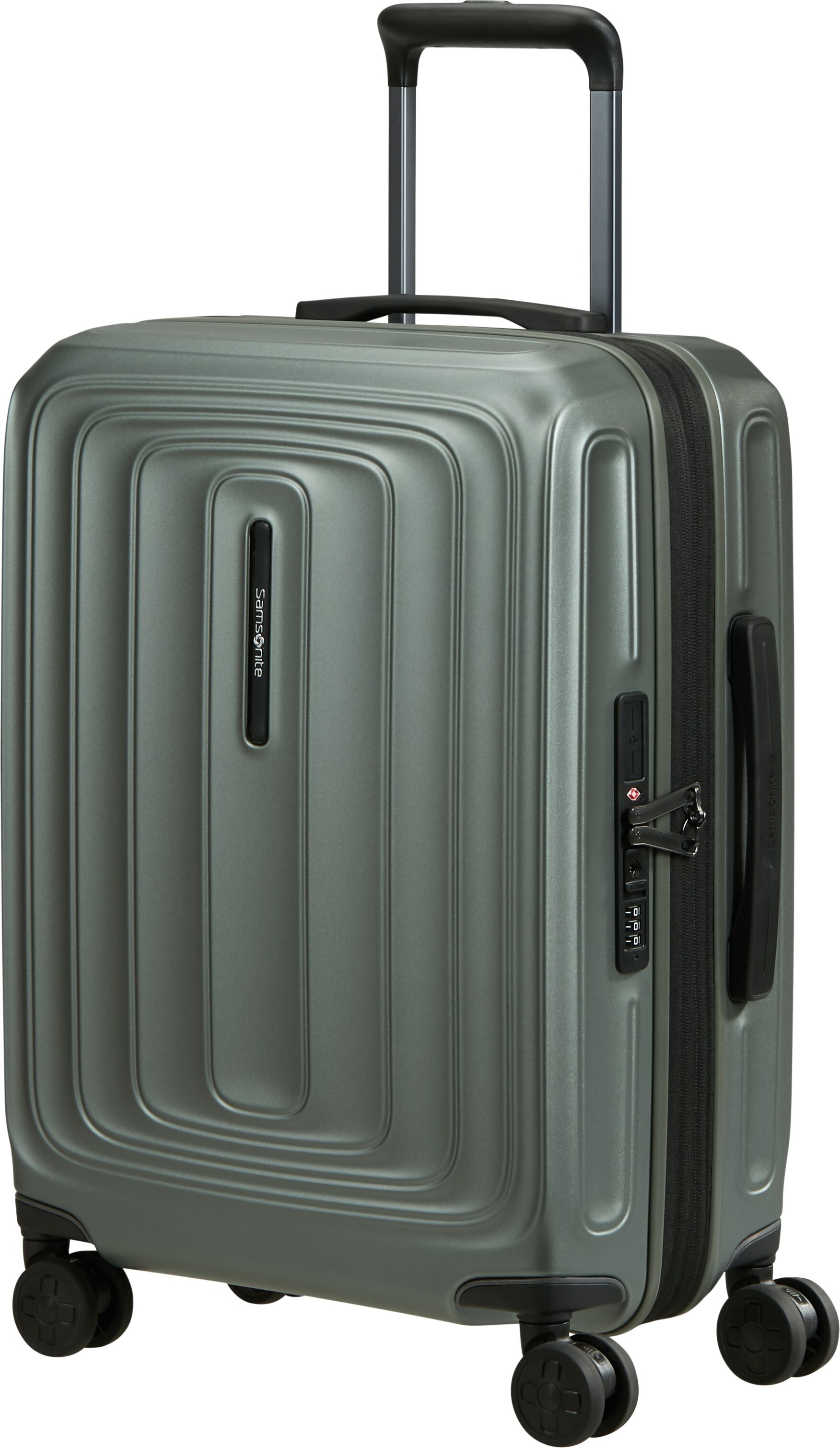 Samsonite "2WANDER" 40 l 4 Rollen aus robustem Polycarbonat, mit Adressetikett und Dehnfalte