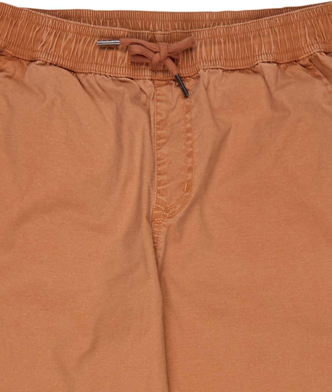 Funktionshose QUIKSILVER "Taxer", Kinder, Gr. 14, Normalgrössen, braun (bran), Obermaterial: 98% Baumwolle, 2% Elasthan., Hosen Funktionshose bran 14, Normalgrössen