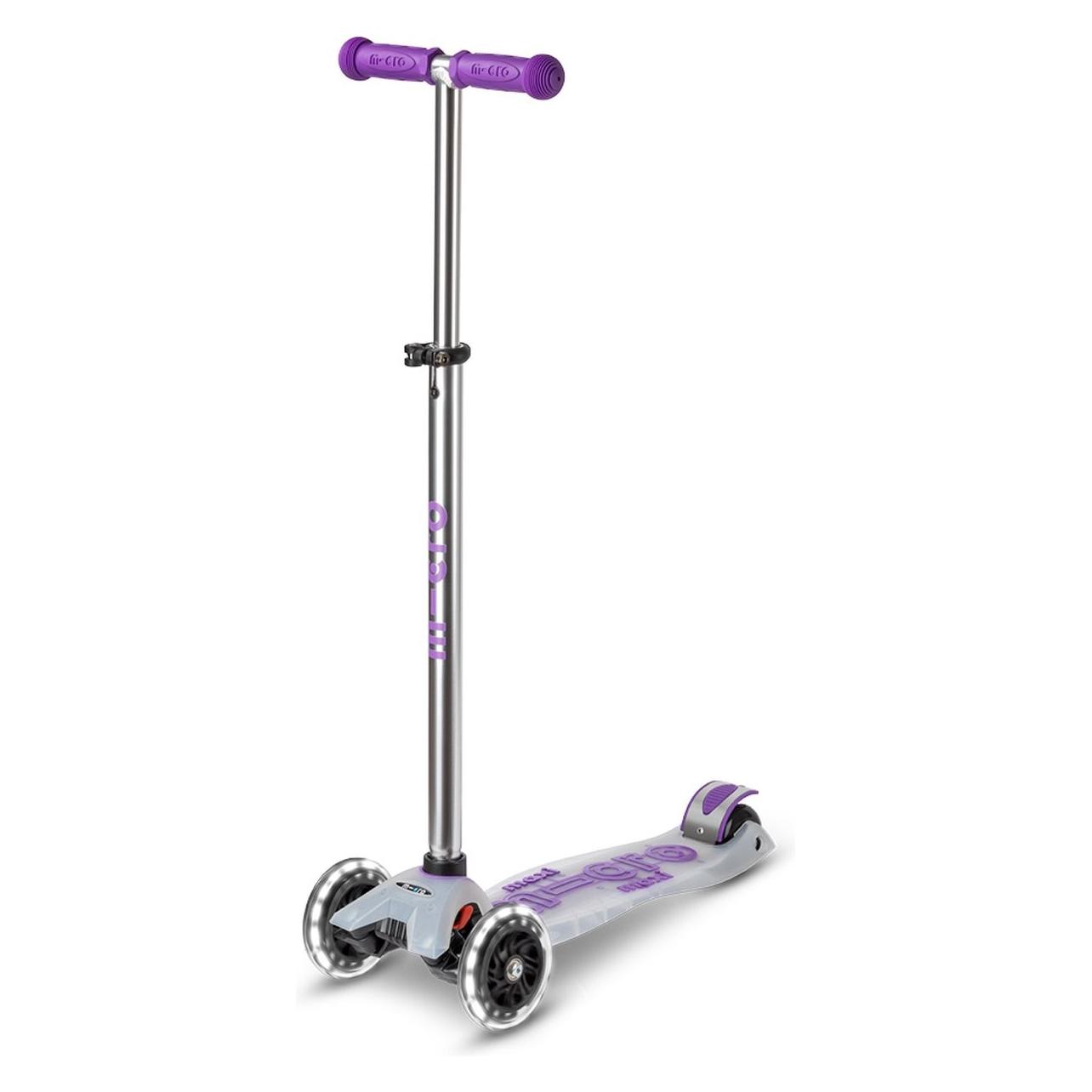 Micro Stuntscooter Deluxe Flux LED Purple (MMD121)