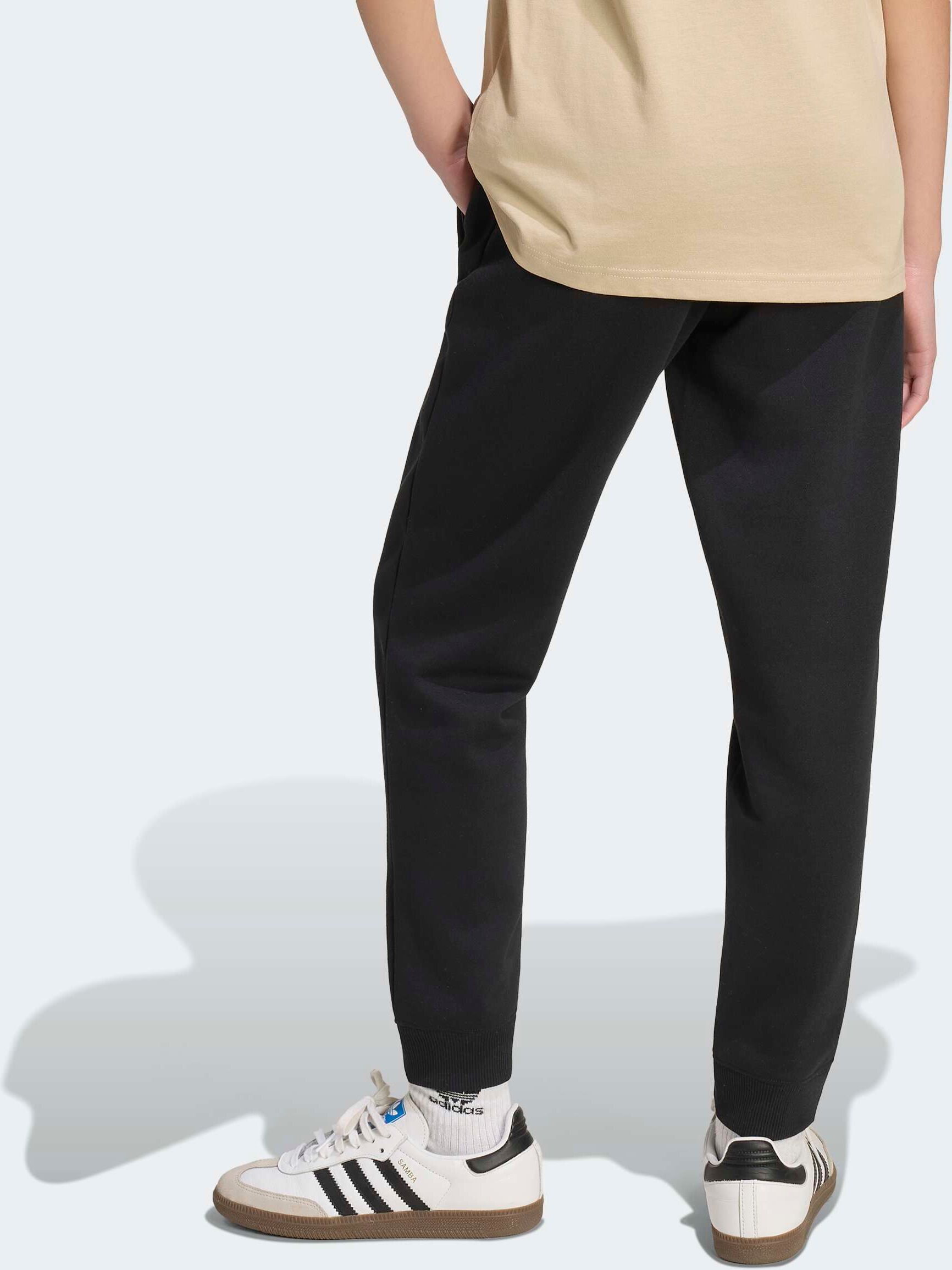 Sporthose ADIDAS ORIGINALS "REGULÄR GESCHNITTEN", Kinder, Gr. 176, N-Gr, schwarz (schwarz,), Obermaterial: 70% Baumwolle, 30% Polyester, Hosen Sporthose