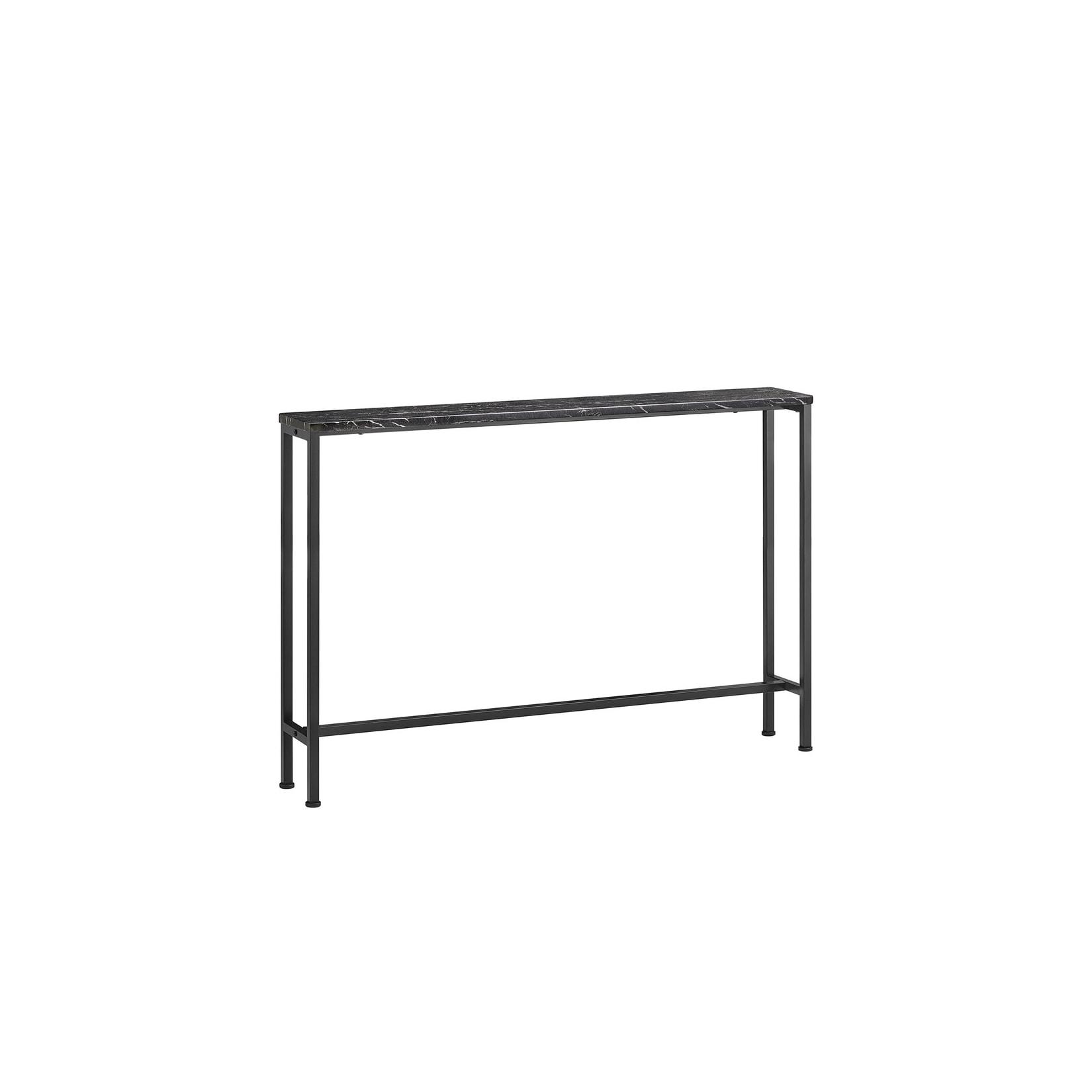 SoBuy Konsolentisch Für Den Flur Mit Robustem Design Schwarz 120x20x80cm Modern