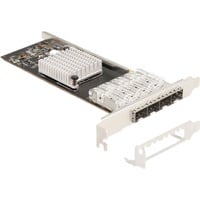 PCI Express x4 zu 4 x SFP Slot Gigabit LAN i350, LAN-Adapter