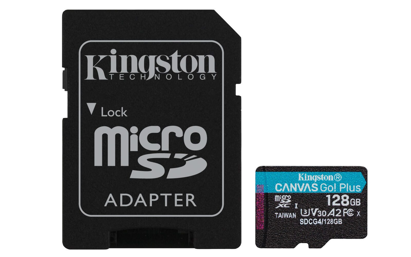 Kingston Canvas Go! Plus Flash-Speicherkarte - 128 GB SDCG4/128GB