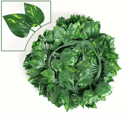 Inspire Curations Artificial Ivy Vine Garland Realistic Hanging Greenery For Home & Events green Vines 2m (1 String)