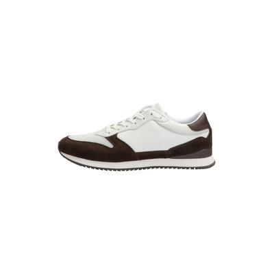 Sneaker LLOYD "SWIFT", Herren, Gr. 11, wasserabweisend, weiß, braun, Leder, unifarben, Basic, Schuhe Sneaker, mit modernem Design