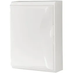 Eaton 110159 Haubenverteiler, 3-reihig, mit Rückwand und weißer Tür, Schutzklasse 2 BC-A-3/39-TW-G