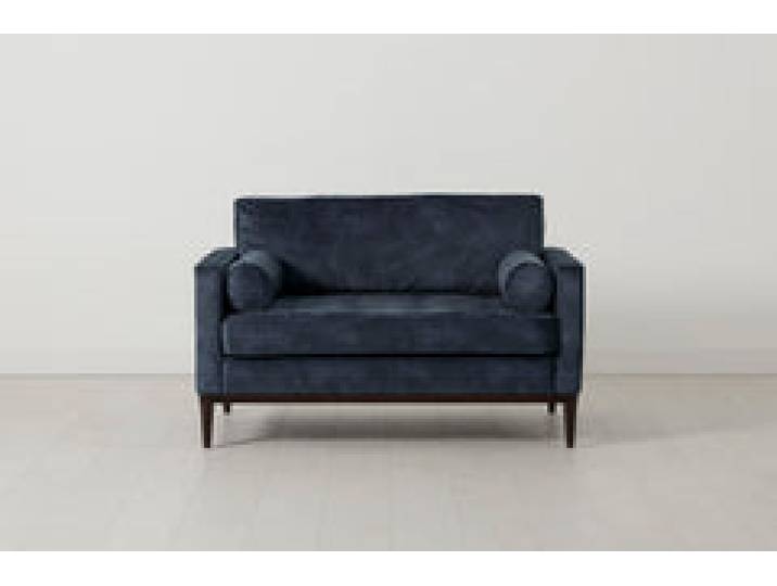 Model 02 Loveseat, Ozeanblau