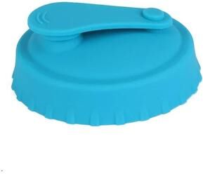 Uplift Essentials Reusable Silicone Soda Can Lid & Beverage Stopper blue