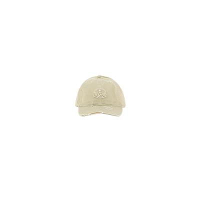 Trucker Cap ALPHA INDUSTRIES "Acid Logo Cap", Herren, Gr. onesize, beige (organic beige), Baumwolle, Caps