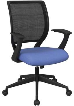 Office Star Products "Work Smart Screen Back Task Chair with ""T"" Arms"