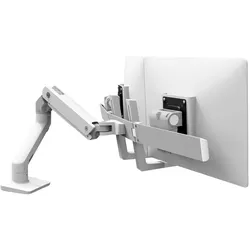 Ergotron HX Dual Monitorarm Tischhalterung für zwei Monitore bis 81,28 cm 32 Zoll weiß