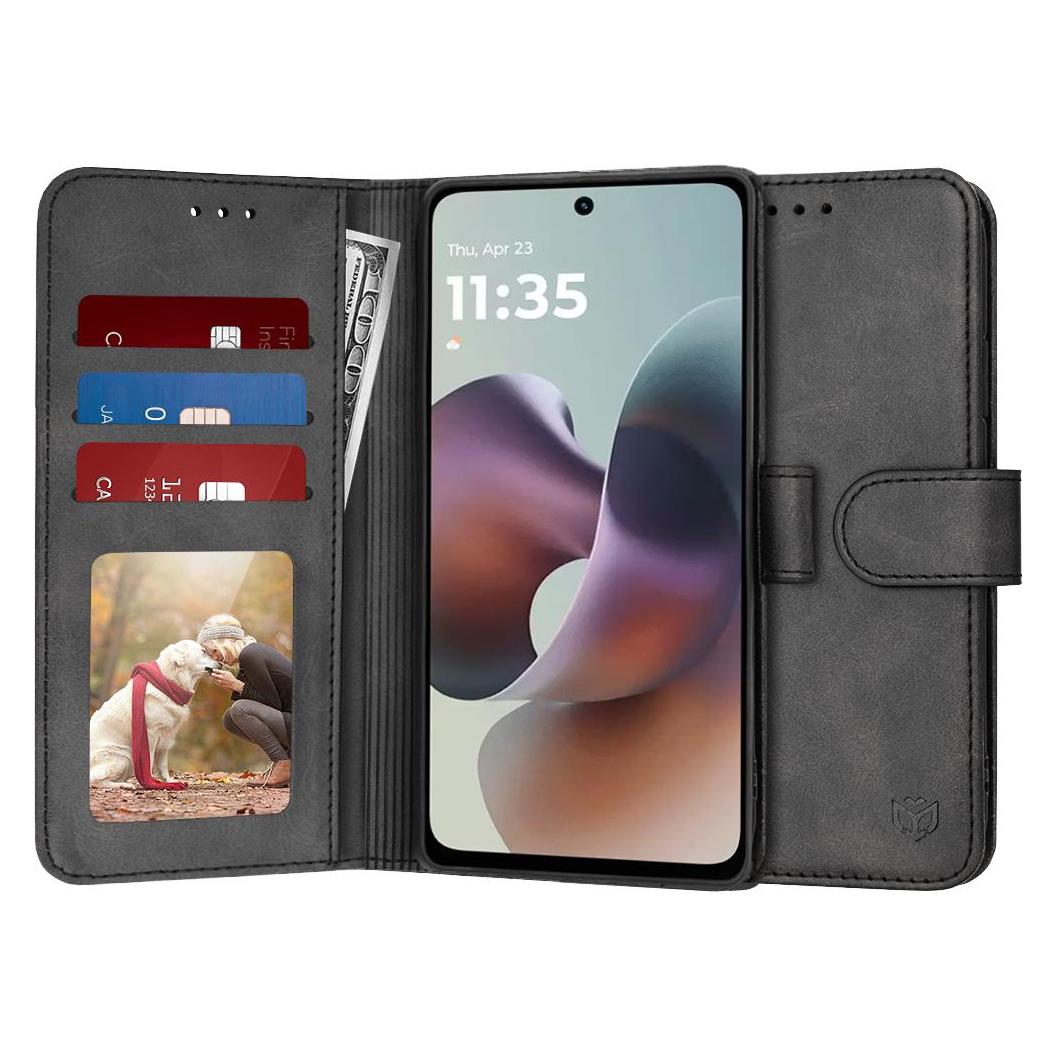 Techsuit - Diary Book - Motorola Moto G56 - Black (Motorola Moto G56) (60241442)