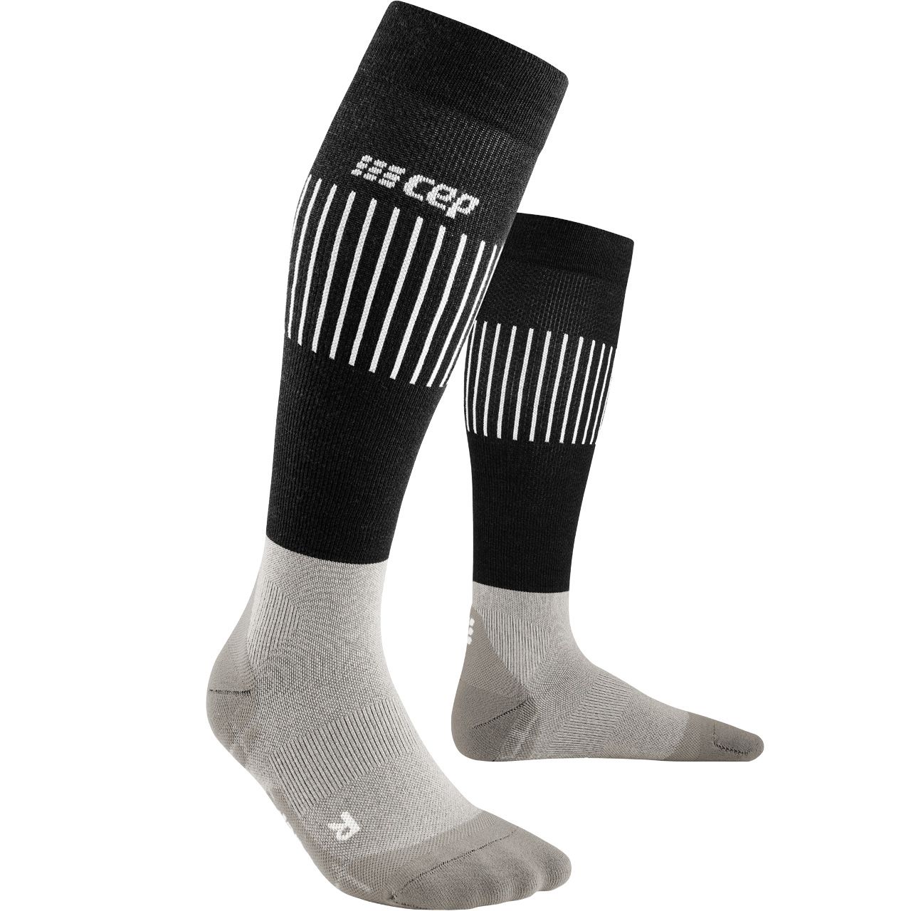 CEP Herren Skisocken ULTRALIGHT COMPRESSION black/grey - 5