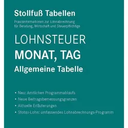 Lohnsteuer 2023 Monat, Tag, Fachbücher
