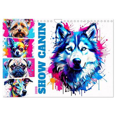 Show canin (Calendrier mural 2026 DIN A4 vertical), CALVENDO calendrier mensuel