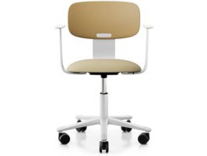 Chaise de bureau assise capitonnée avec accoudoirs Tion 2140