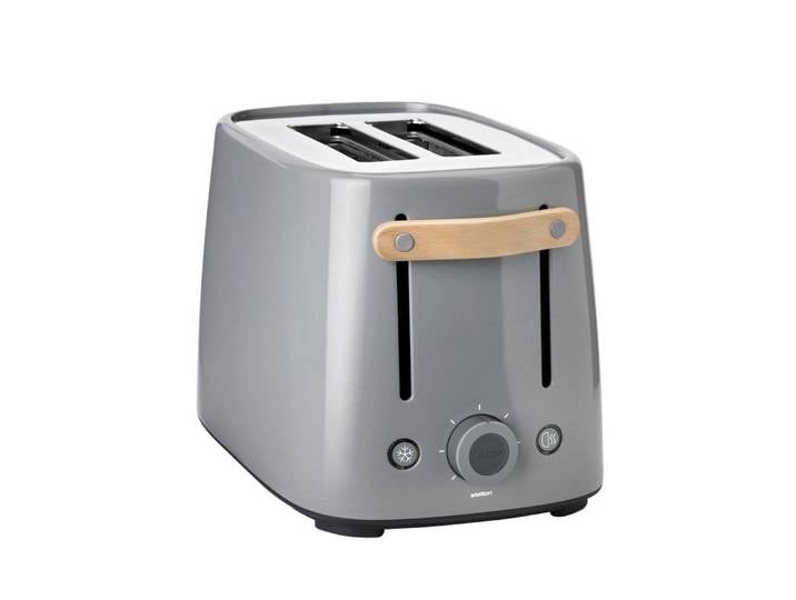 Stelton Toaster Emma Grau, 2 kurze Schlitze, für 2 Scheiben
