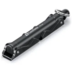 Leofoto PC-20 Mobiltelefonständer mit 1/4" Befestigung (Stativ Smartphone Halterung), Stativ Zubehör, Schwarz