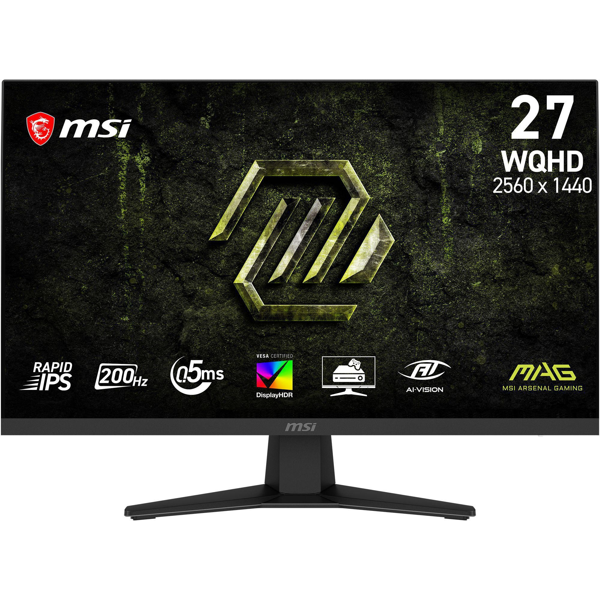 MSI MAG 274QFDE E20 27 Zoll WQHD Rapid IPS Panel 16:9 200 Hz Gaming Monitor