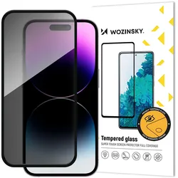 Wozinsky Privacy Glass iPhone 16 Pro Max Panzerglas Sichtschutz