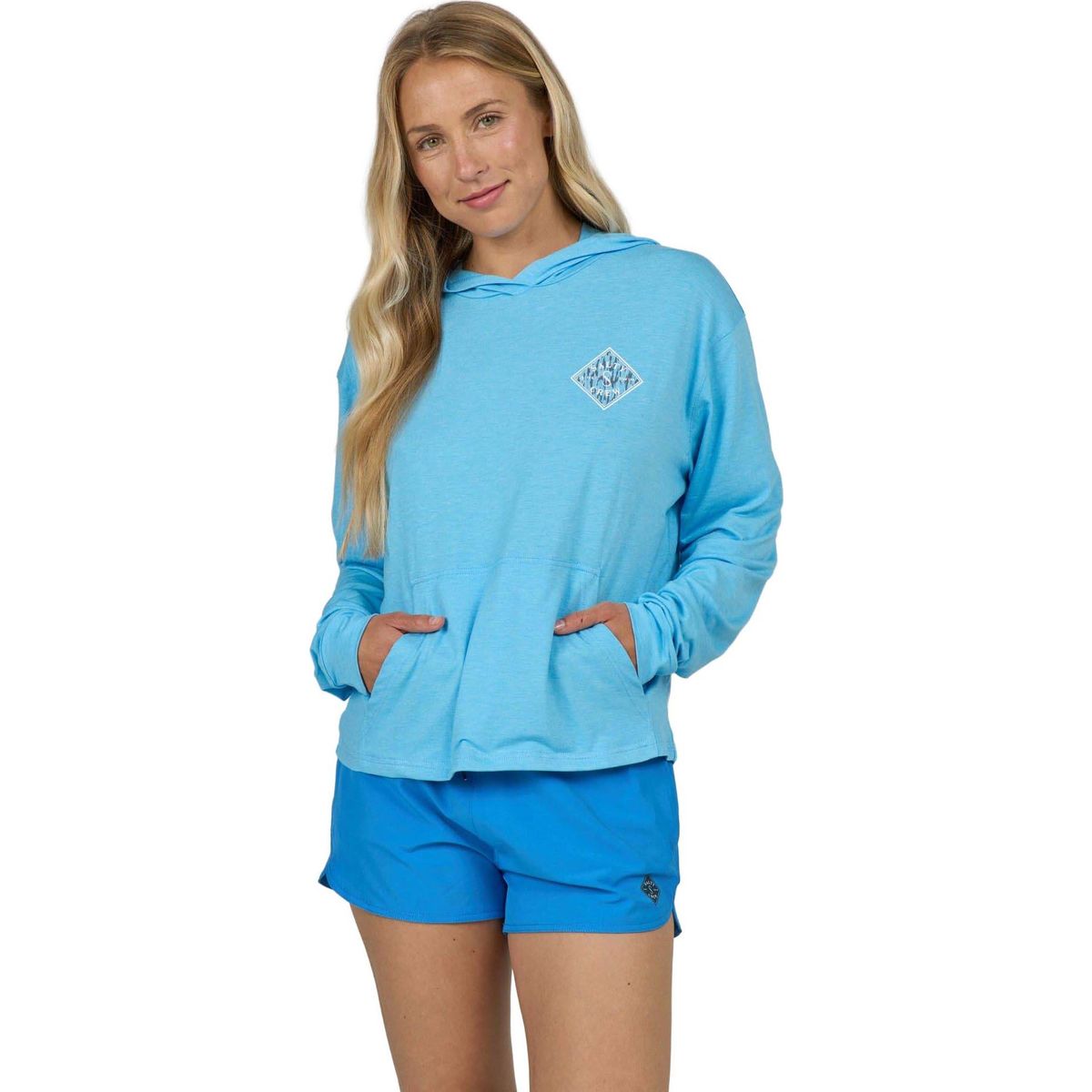 Salty Crew Tippet Fill Tech Hoody pool blue (POOL) L 20135668W-POOL-L
