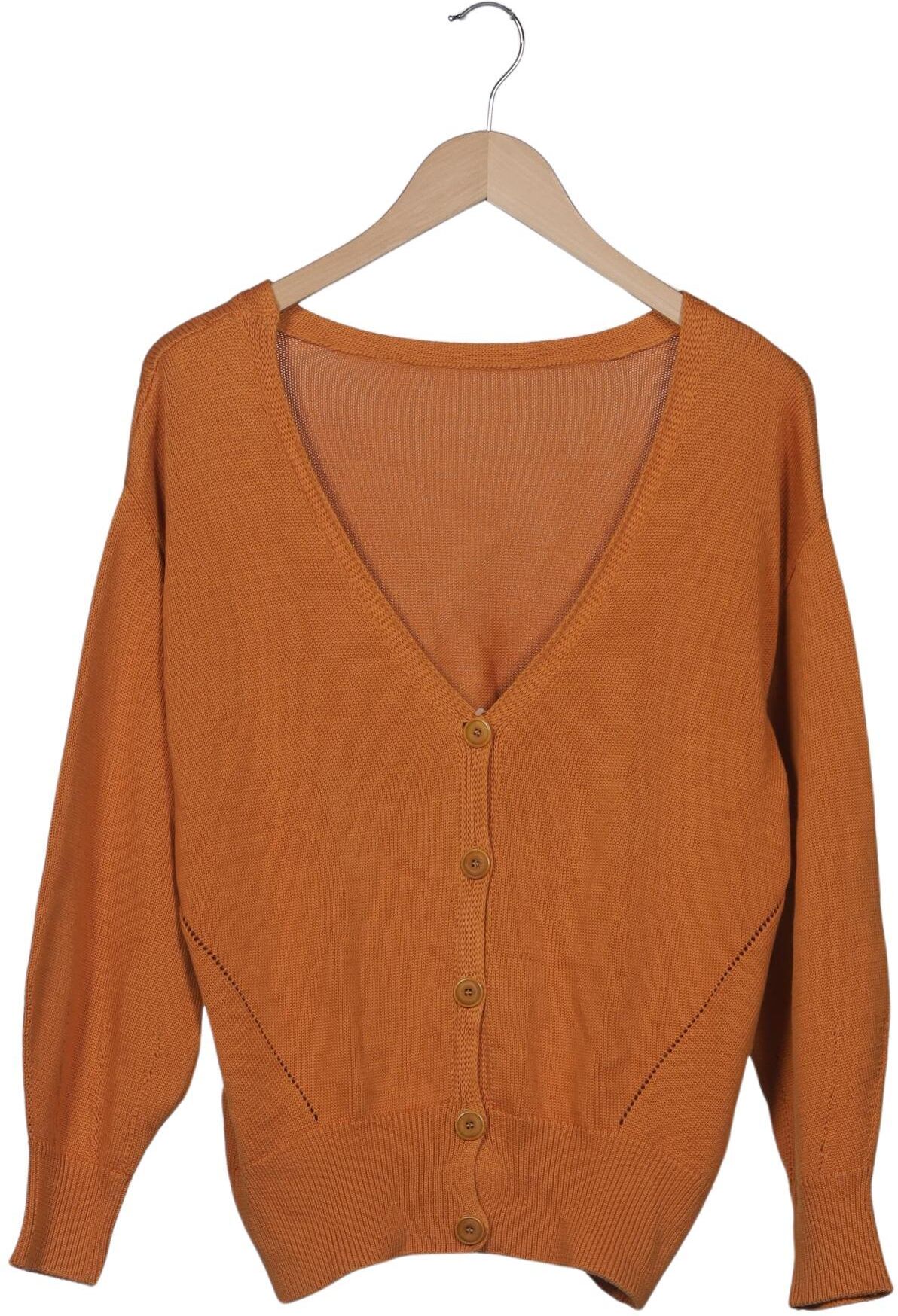 Suite 13 LAB Damen Strickjacke, Orange, Gr. S, Baumwolle - Second Hand