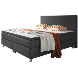 Boxbett   ¦ grau ¦ Maße (cm): B: 180 H: 115