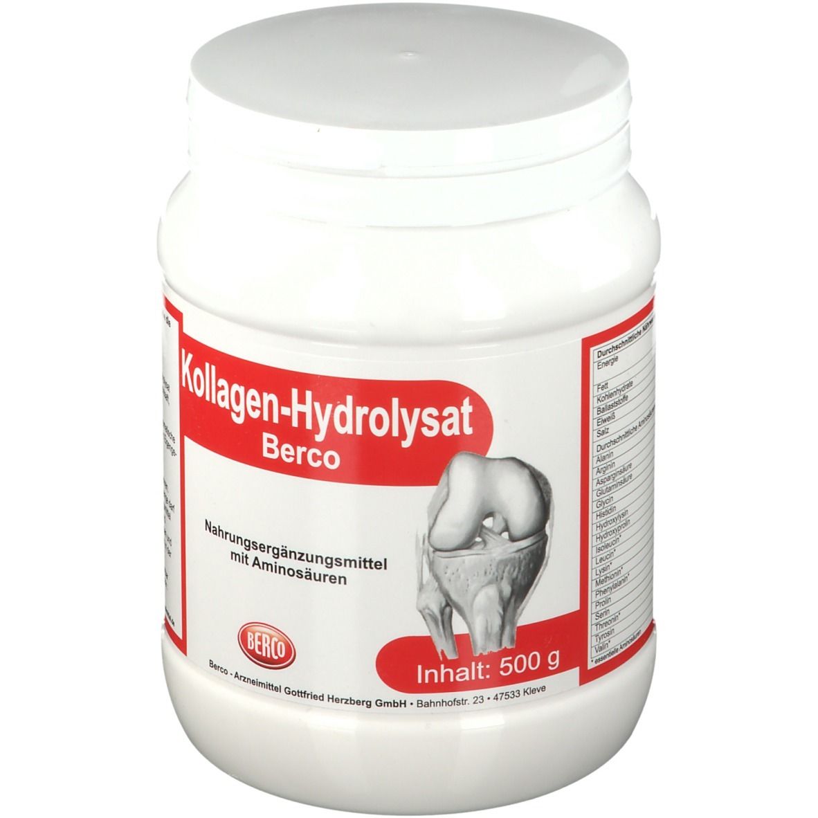 Kollagen Hydrolysat Berco Pulver 500 g