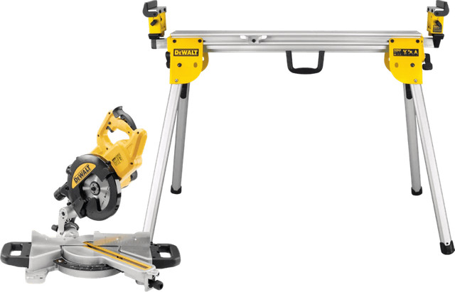DeWalt DWS773-QS afkortzaag met onderstel