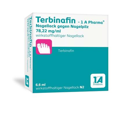 Terbinafin-1A Pharma Nagell.g.Nagelpilz 78,22mg/ml 6,6 ml Wirkstoffhaltiger Nagellack