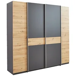 Z2 Dreh-/Schwebetürenschrank 4trg FABIO - B/H/T ca. 215.00x211.00x60.00