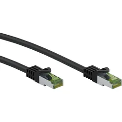 GOOBAY 61096 - Cat.8.1 Patchkabel, S/FTP (PiMF), CU, schwarz, 5 m