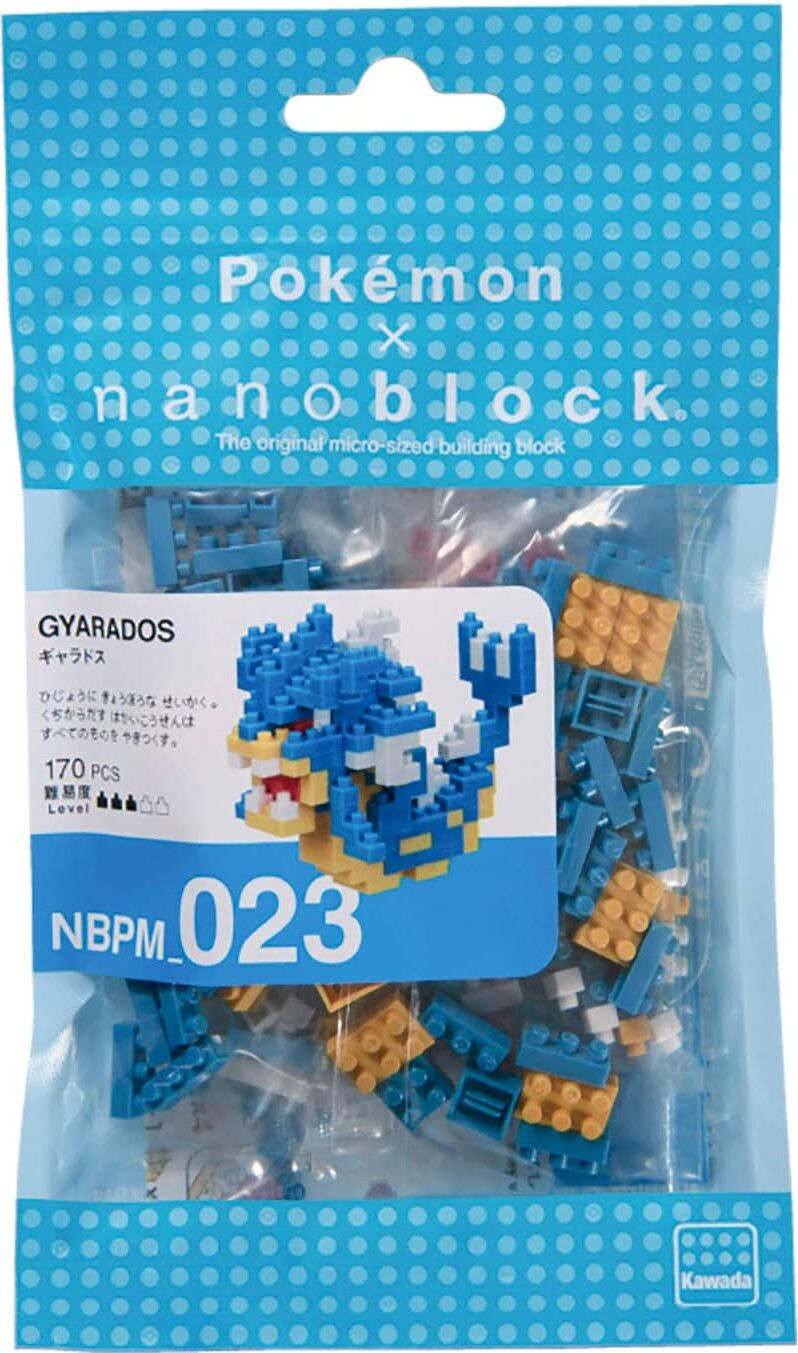 Nanoblock Pikachu Pokémon bouwset met 170 onderdelen