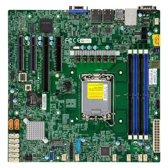 Supermicro Motherboard X13SCL-F (bulk pack) (LGA 1700, mATX) (MBD-X13SCL-F-B)