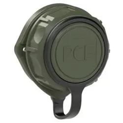 PCE 20341-9u Schutzkontakt-Anbausteckdose oval fb mit Deckelband IP66/68 (bronzegrün) 203419u