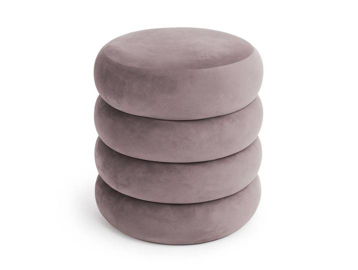 POLSTERHOCKER mit Stauraum Rosa