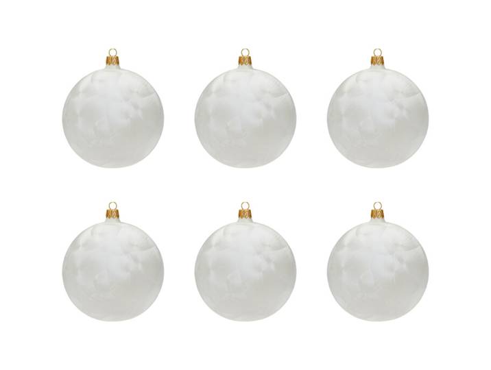 Weihnachtskugel Hedda 6er Set - Material: Glas - 949