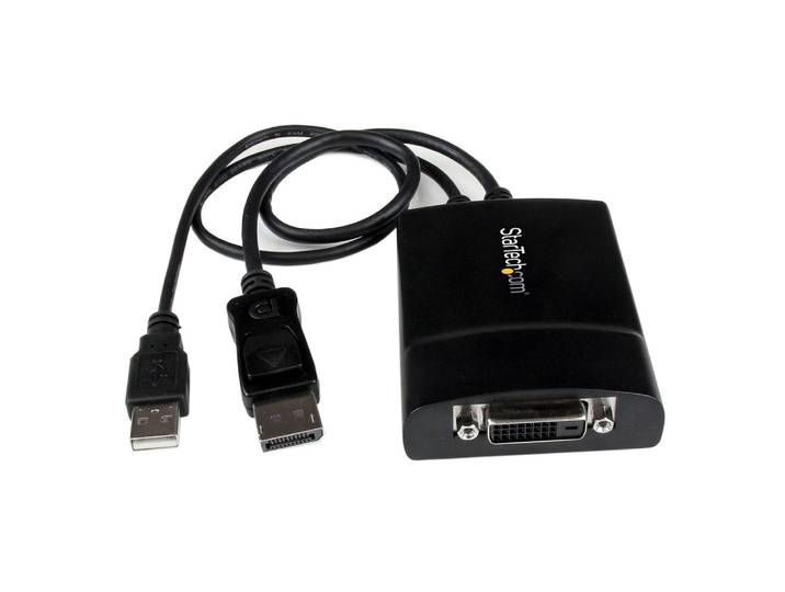 StarTech.com Adaptateur Actif DisplayPort vers DVI-D Dual Link - Convertisseur DP DVI Actif, 0,37 m, DisplayPort, DVI-D, Mâle, Femelle, Droit DP2DVID2