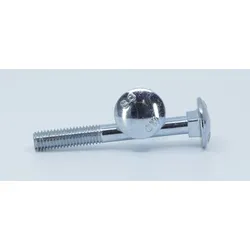 DIN 603 Stahl verzinkt M 6x30 - Flachrundschrauben ohne Mutter - Güte 8.8