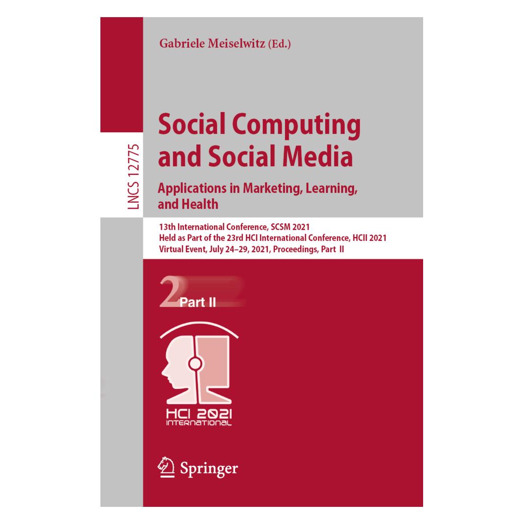 Springer Social Computing and Social Media: Applications in Marketing, Learning, and Health (Englisch, Softcover, Gabriele Meiselwitz) (56193256)